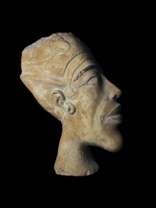 Handmade Egyptian King Akhenaton Statue: Solid Stone Sculpture - Image 9