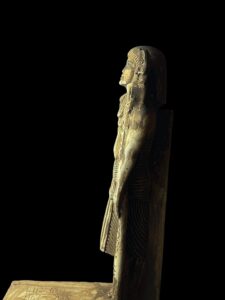 Stone Egyptian God Anubis Statue with King Tutankhamun - Image 9