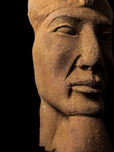 Handmade Egyptian King Akhenaten Face Statue - Image 10