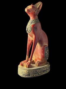 Egyptian Cat Goddess Bastet Statue: Ancient Art Figurine - Image 10