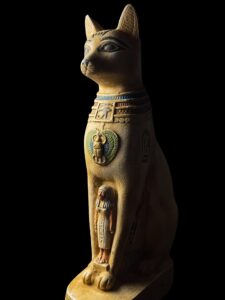 Ancient Egyptian Goddess Bastet statue, Home decor statues made in Egypt - Image 10