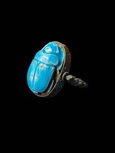 Handmade Egyptian Scarab Ring - Image 10