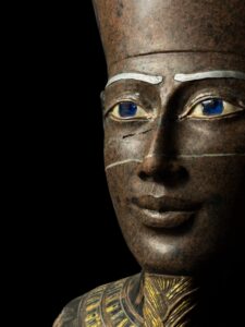 King Mentuhotep Head Statue: Egyptian Replica Artifact - Image 10