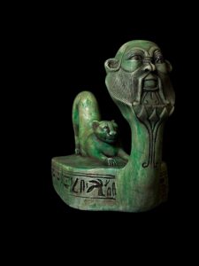 Egyptian Bastet Cat Statue with God Bes Face - Home Decor - Image 10