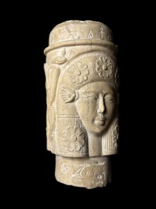 Goddess Hathor Column made in Egypt. with two cobras - Image 10