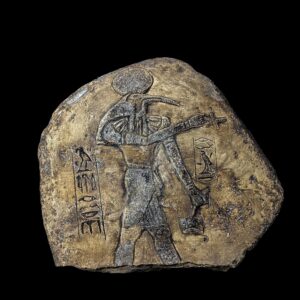 Vintage Egyptian God Thoth Rock: Decorative Altar Stone - Image 10