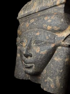 Handmade Granite Goddess Hathor Statue: Egyptian Altar Decor - Image 10