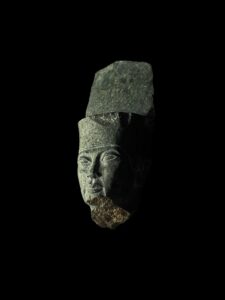 Diorite Egyptian God Amun-Ra Statue: Museum Replica - Image 10
