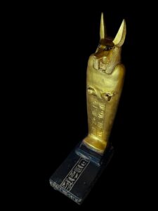 Rare Stone Anubis Statue: Egyptian God Statuette - Image 10