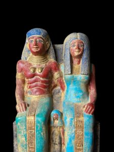 Rare Egyptian King and Queen Statue: Ancient Egypt Decor - Image 10