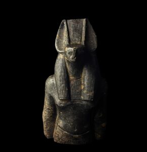 Hand Carved Granite Anubis Statue: Egyptian Home Decor - Image 10