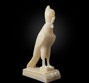 Alabaster Egyptian God Horus Statue - Image 10
