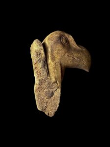 vulture Nekhbet Head made of stone. Hand carving. - Image 10