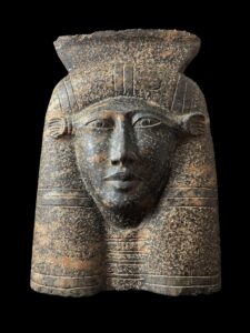 Handmade Granite Goddess Hathor Sculpture: Egyptian Statuette - Image 10